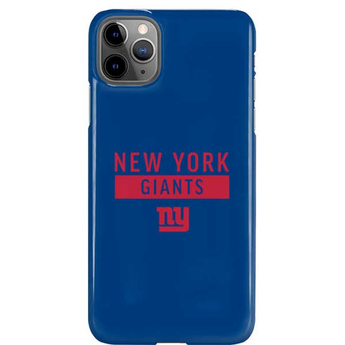 NFL New York Giants Blue Performance Series iPhone Cases