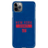 NFL New York Giants Blue Performance Series iPhone 11 Pro Max Lite Case