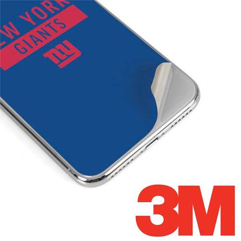 NFL New York Giants Blue Performance Series iPhone 11 Pro Skin