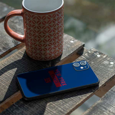 NFL New York Giants Blue Performance Series iPhone 11 Skin