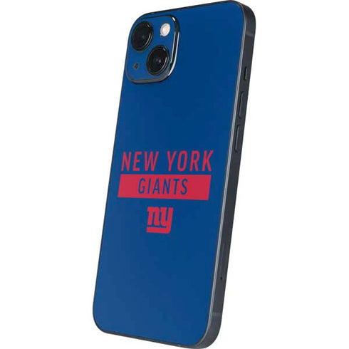NFL New York Giants Blue Performance Series iPhone Skins