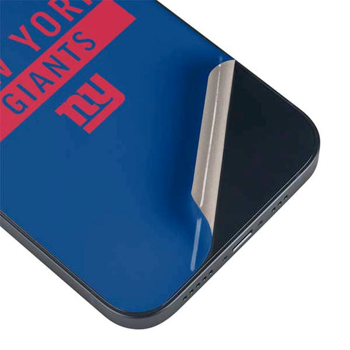 NFL New York Giants Blue Performance Series iPhone Skins