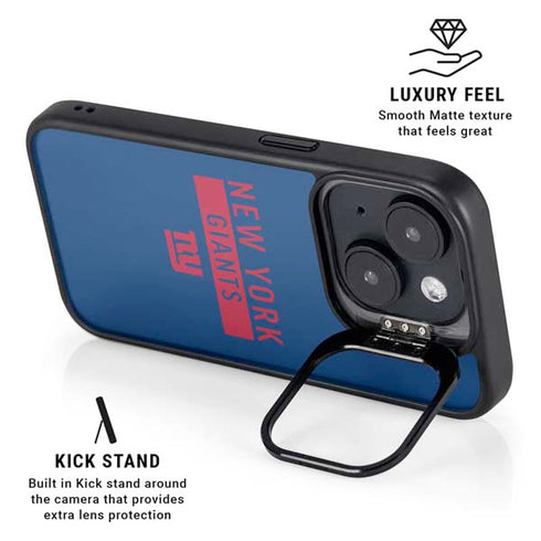 NFL New York Giants Blue Performance Series iPhone 15 Kickstand Case