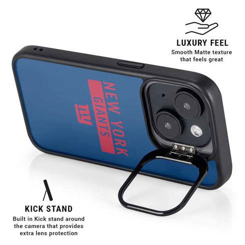 NFL New York Giants Blue Performance Series iPhone 15 Plus Kickstand Case