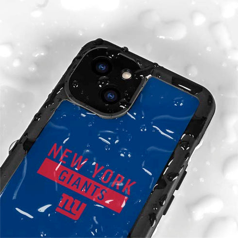 NFL New York Giants Blue Performance Series iPhone 15 Plus Waterproof Case