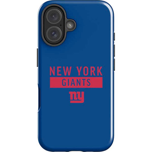 NFL New York Giants Blue Performance Series iPhone 16 Plus Impact Case