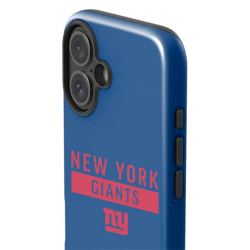 NFL New York Giants Blue Performance Series iPhone 16 Plus Impact Case