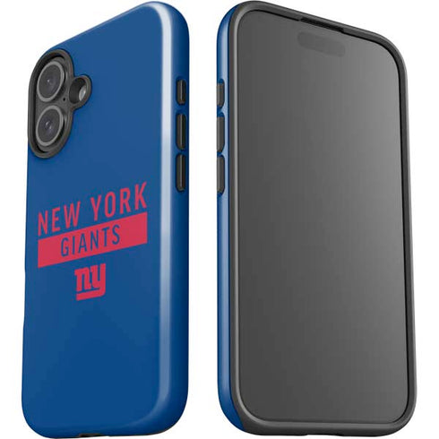 NFL New York Giants Blue Performance Series iPhone 16 Plus Impact Case