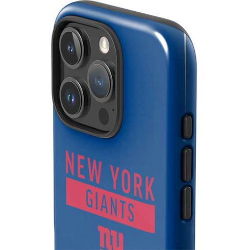NFL New York Giants Blue Performance Series iPhone 16 Pro Impact Case