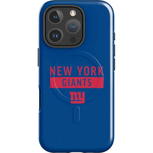 NFL New York Giants Blue Performance Series iPhone 16 Pro Magsafe Impact Case
