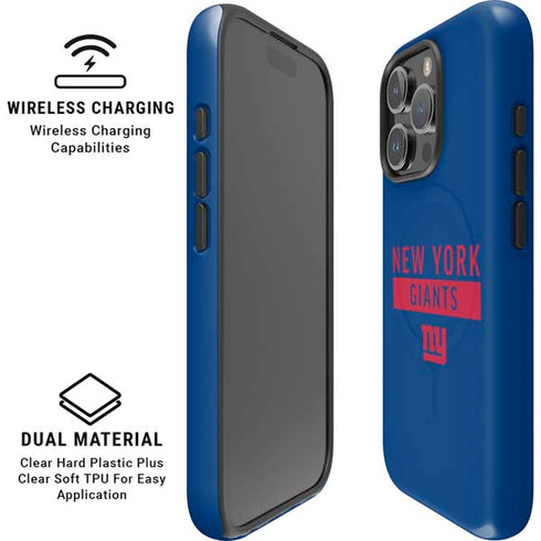 NFL New York Giants Blue Performance Series iPhone 16 Pro Magsafe Impact Case