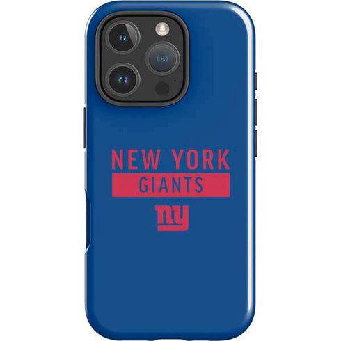 NFL New York Giants Blue Performance Series iPhone 16 Pro Max Impact Case