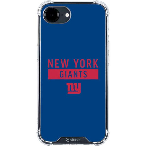 NFL New York Giants Blue Performance Series iPhone 16e Clear Case