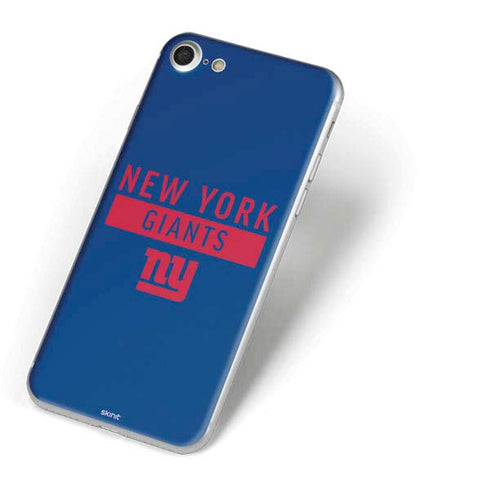 NFL New York Giants Blue Performance Series iPhone 8 Skin