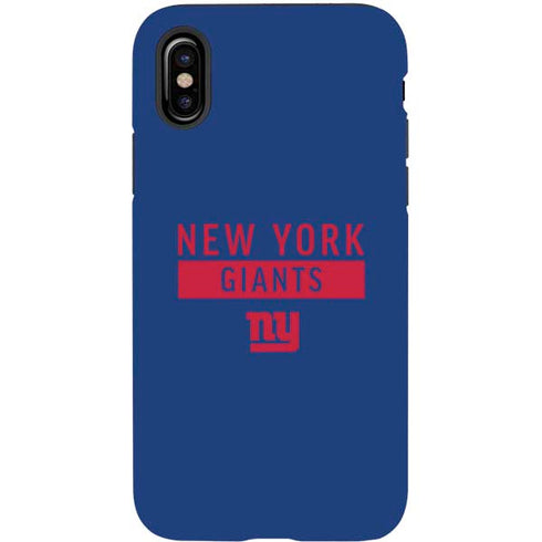 NFL New York Giants Blue Performance Series iPhone X Pro Case