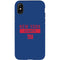 NFL New York Giants Blue Performance Series iPhone X Pro Case