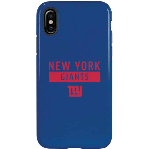 NFL New York Giants Blue Performance Series iPhone XS Pro Case