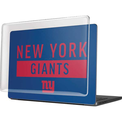NFL New York Giants Blue Performance Series MacBook Pro 14in (2021-24) Case plus Skin
