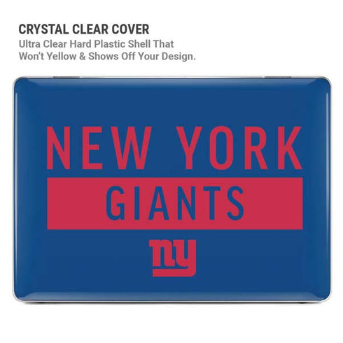 NFL New York Giants Blue Performance Series MacBook Pro 14in (2021-24) Case plus Skin