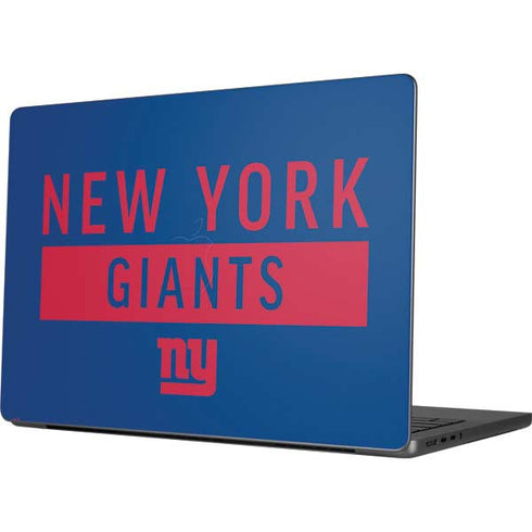 NFL New York Giants Blue Performance Series Apple MacBook Pro 14-inch Skin