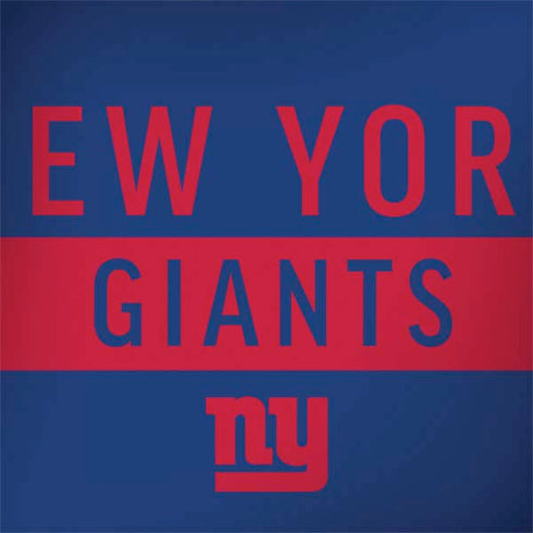 NFL New York Giants Blue Performance Series MacBook Skins