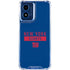 NFL New York Giants Blue Performance Series Moto G 5G (2024) Clear Case