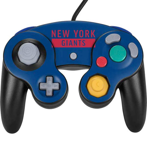 NFL New York Giants Blue Performance Series Nintendo Skins