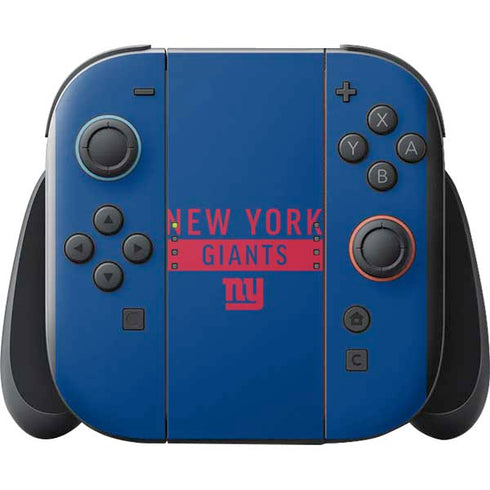 NFL New York Giants Blue Performance Series Nintendo Switch 2 (2025) with Joy-Con Skin