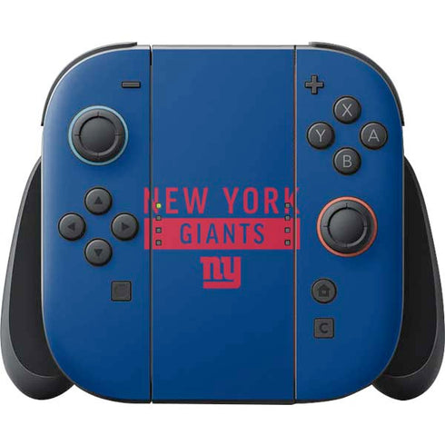 NFL New York Giants Blue Performance Series Nintendo Skins