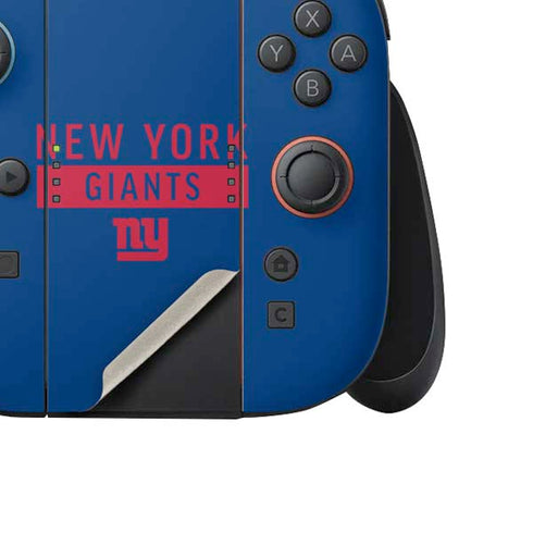 NFL New York Giants Blue Performance Series Nintendo Switch 2 (2025) Joy-Con Controller Skin