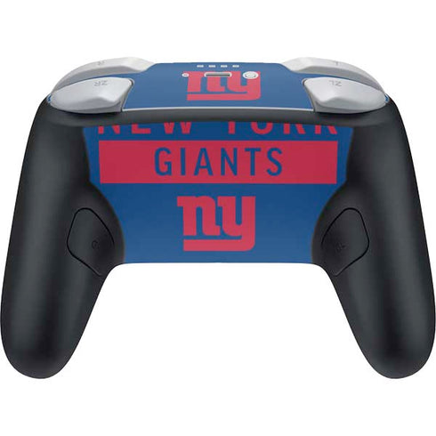 NFL New York Giants Blue Performance Series Nintendo Switch 2 (2025) Pro Controller Skin