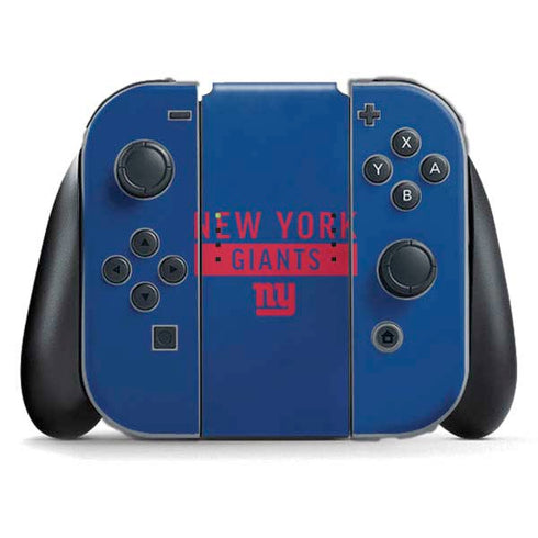 NFL New York Giants Blue Performance Series Nintendo Skins