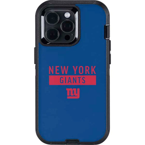 NFL New York Giants Blue Performance Series Otterbox Defender iPhone Skin