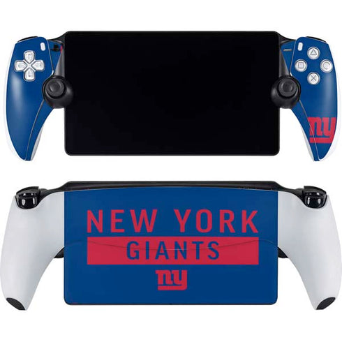 NFL New York Giants Blue Performance Series PlayStation PS5 Skins