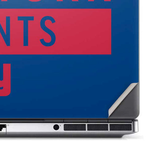 NFL New York Giants Blue Performance Series Dell Precision Skin