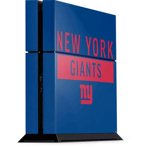 NFL New York Giants Blue Performance Series PlayStation PS4 Skins