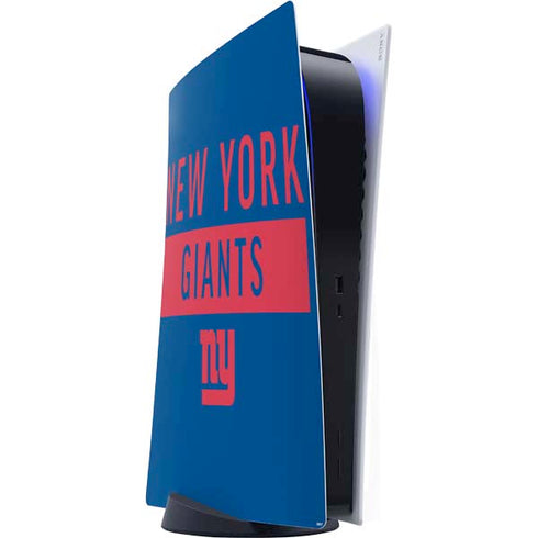 NFL New York Giants Blue Performance Series PlayStation PS5 Skins