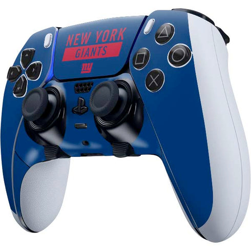 NFL New York Giants Blue Performance Series PS5 DualSense Edge Pro Controller Skin