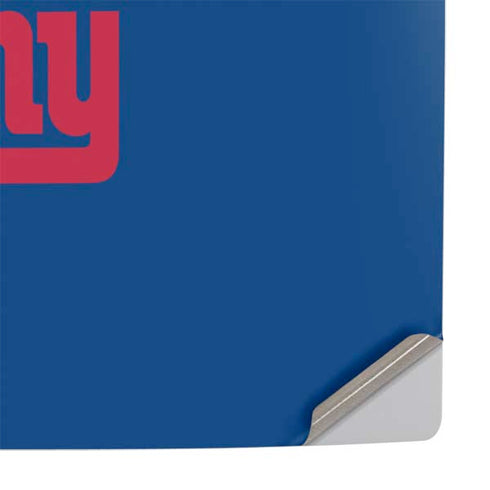 NFL New York Giants Blue Performance Series PS5 Pro Console Skin