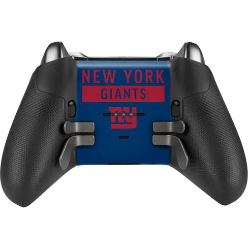 NFL New York Giants Blue Performance Series Xbox Elite Wireless Controller Series 2 Skin