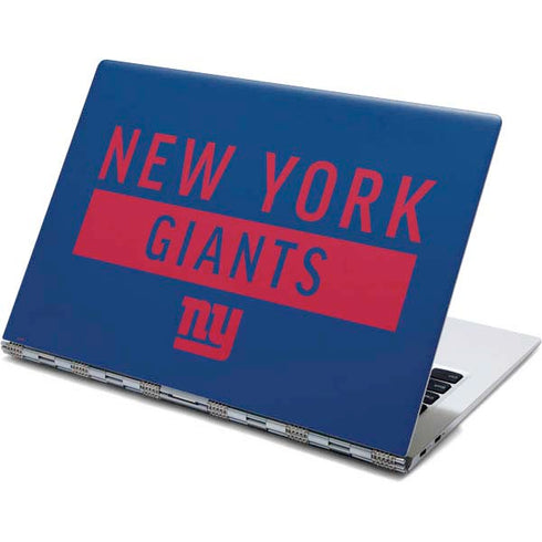 NFL New York Giants Blue Performance Series Yoga 910 2-in-1 14in Touch-Screen Skin