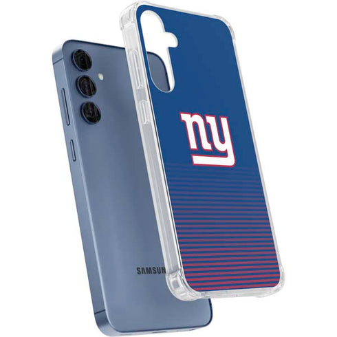 NFL New York Giants Breakaway Galaxy A55 5G Clear Case