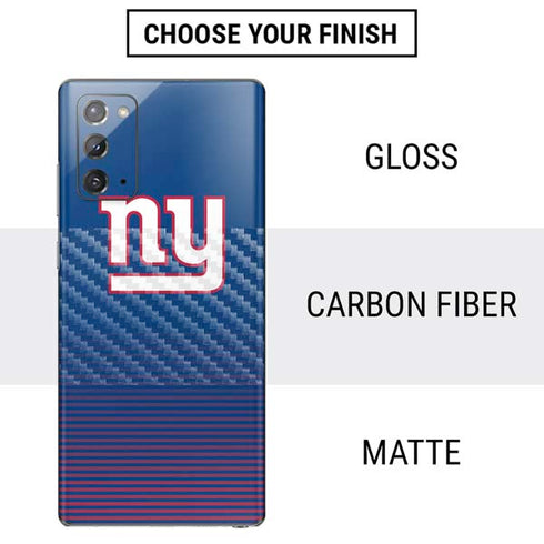 NFL New York Giants Breakaway Galaxy Note20 5G Skin