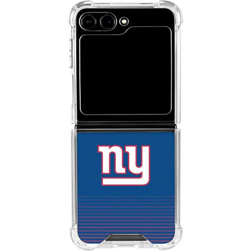 NFL New York Giants Breakaway Galaxy Z Flip6 Clear Case