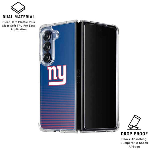 NFL New York Giants Breakaway Galaxy Z Fold6 Clear Case