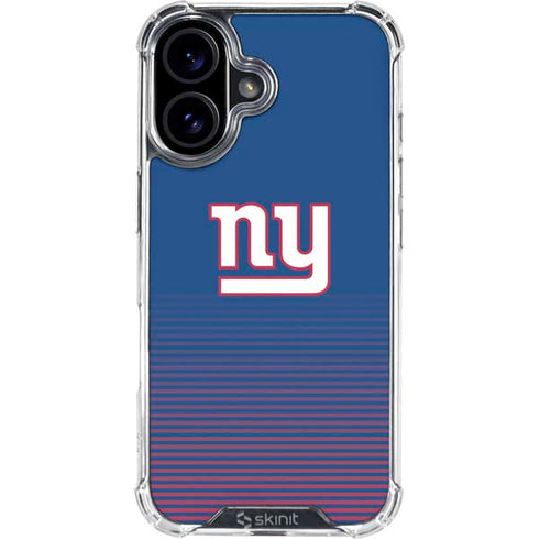 NFL New York Giants Breakaway iPhone 16 Clear Case