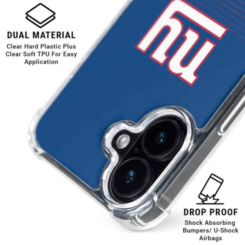 NFL New York Giants Breakaway iPhone 17 Clear Case