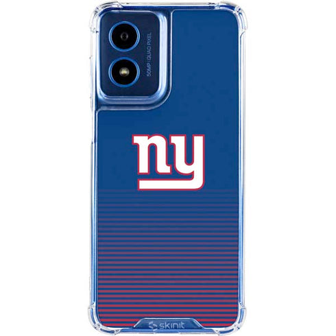 NFL New York Giants Breakaway Moto G 5G (2024) Clear Case