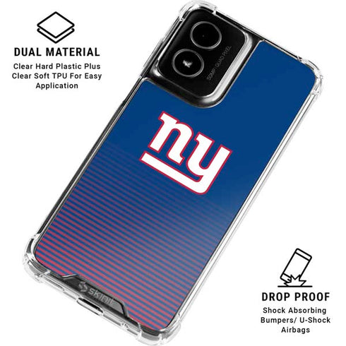 NFL New York Giants Breakaway Moto G Power 5G (2024) Clear Case