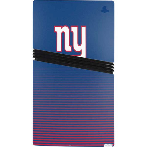NFL New York Giants Breakaway PS5 Pro Console Skin